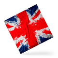 Quadratischer Schal mit britischem Flaggenmuster