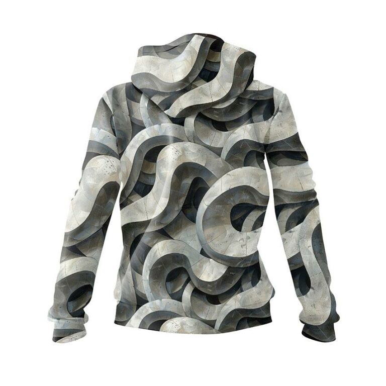 Abstract Spiral Women's Graphic Hoodie