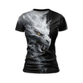 Ancient White Dragon Women's Athletic Print T-Shirt