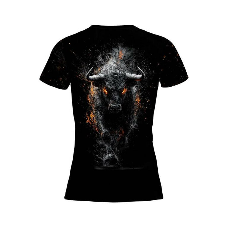 Angry Bull Women's Athletic Print T-Shirt