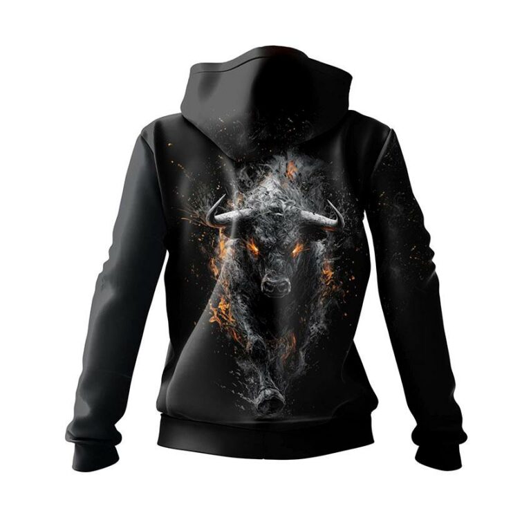 Angry Bull Women's Graphic Hoodie