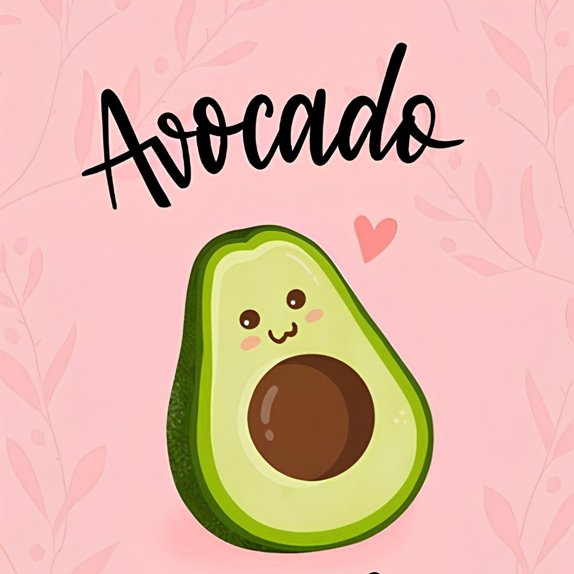 Avocado Love Print Plush Fleece Throw Blanket