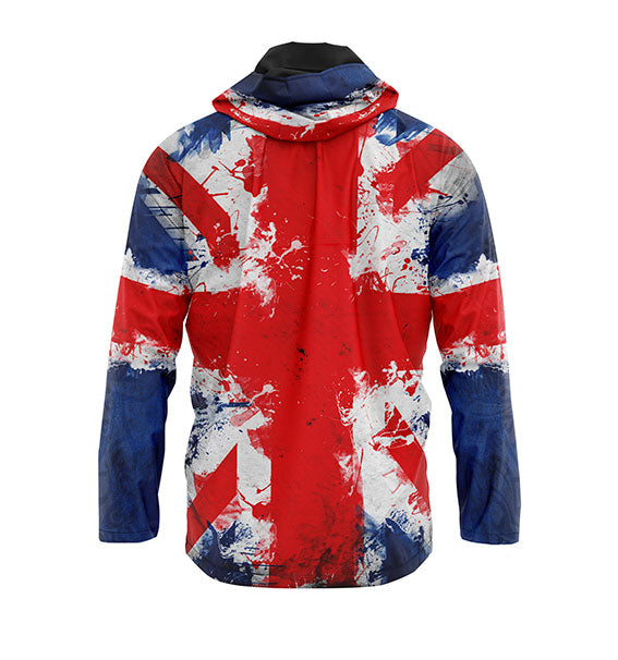 Union Jack British Flag Lightweight Windbreaker – Classic Unisex Rain Jacket