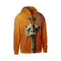 Chill Giraffe Men's Graphic Pullover Hoodie