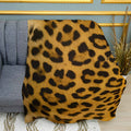Classic Leopard Spot Pattern Print Plush Fleece Throw Blanket