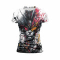 Color Splash Portrait Street Art Women's Athletic Print T-Shirt