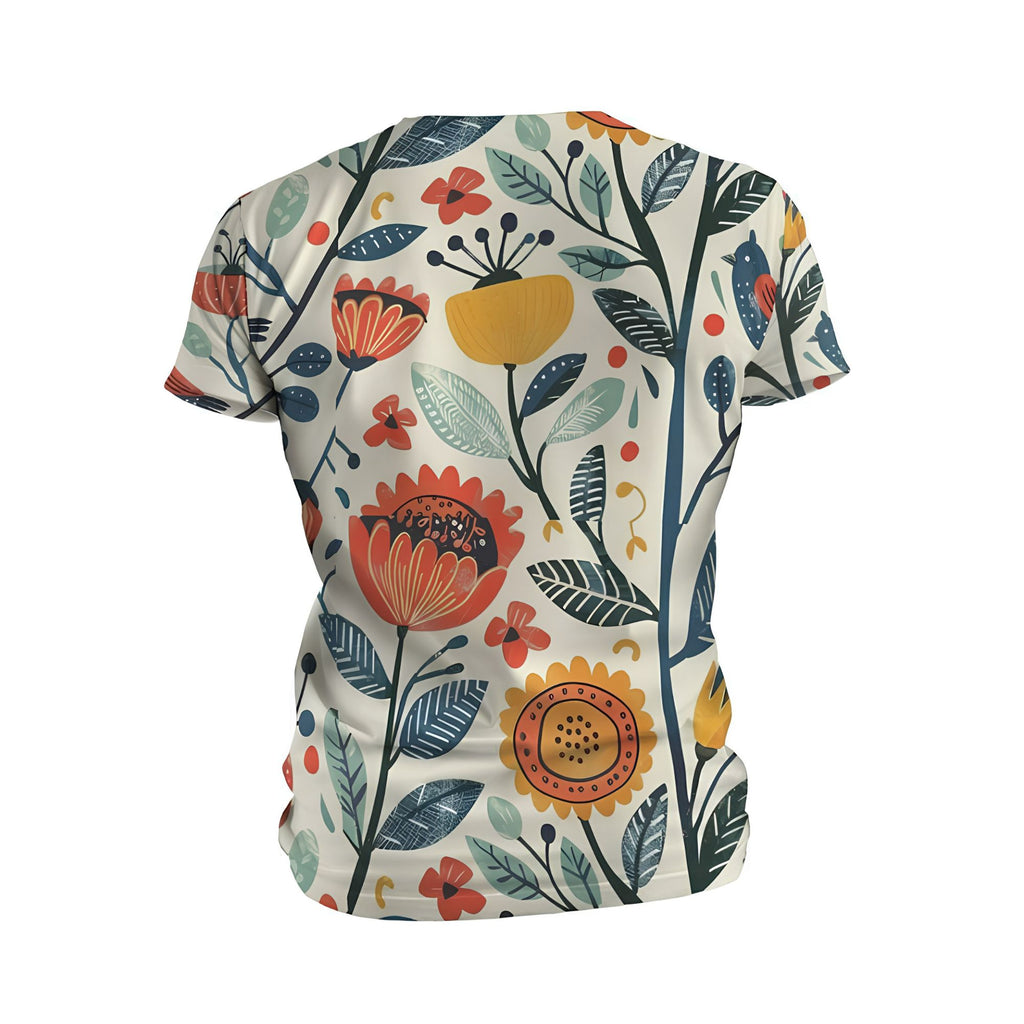 Colorful Field Men's Athletic Graphic T-Shirt