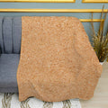 Cork Board Texture Print Plush Fleece Throw Blanket
