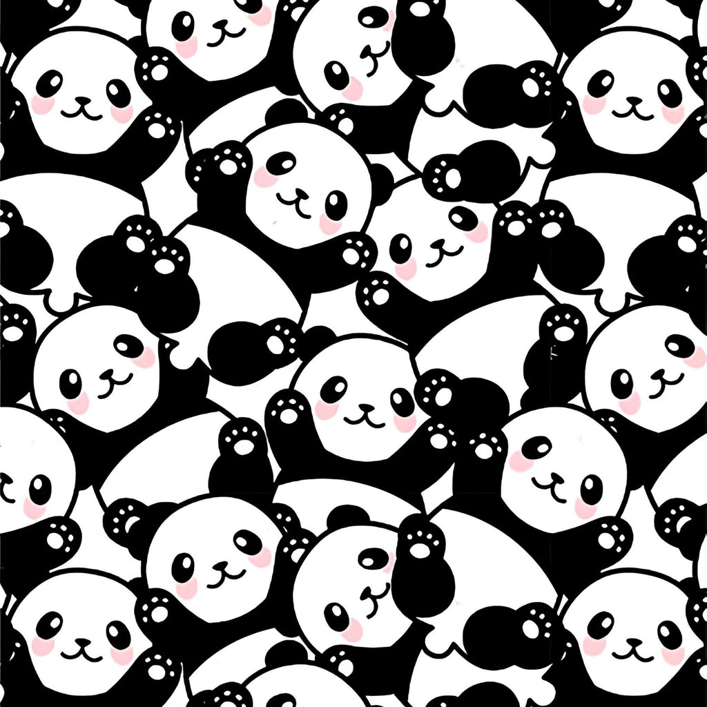 Cute Panda Pattern Print Plush Fleece Throw Blanket