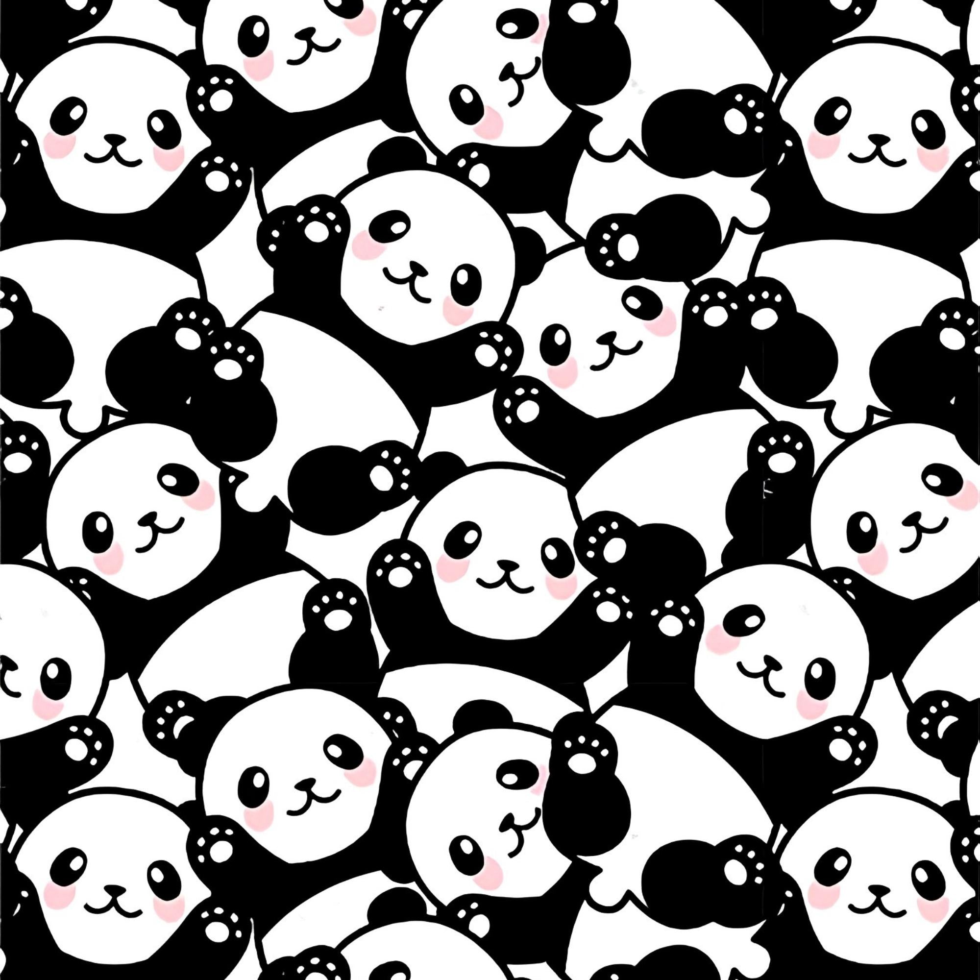 Cute Panda Pattern Print Plush Fleece Throw Blanket