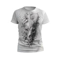 Demon Skull Men's Athletic Graphic T-Shirt