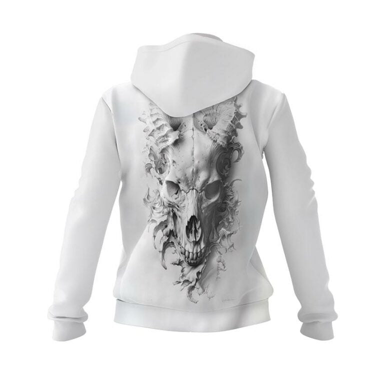 Demon Skull Women's Graphic Hoodie