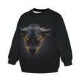 Kids Fire Bull Sweatshirt – Premium Soft Fleece Sweater