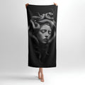Enchanted Medusa Print - Soft Cotton Terry Bath & Beach Towel