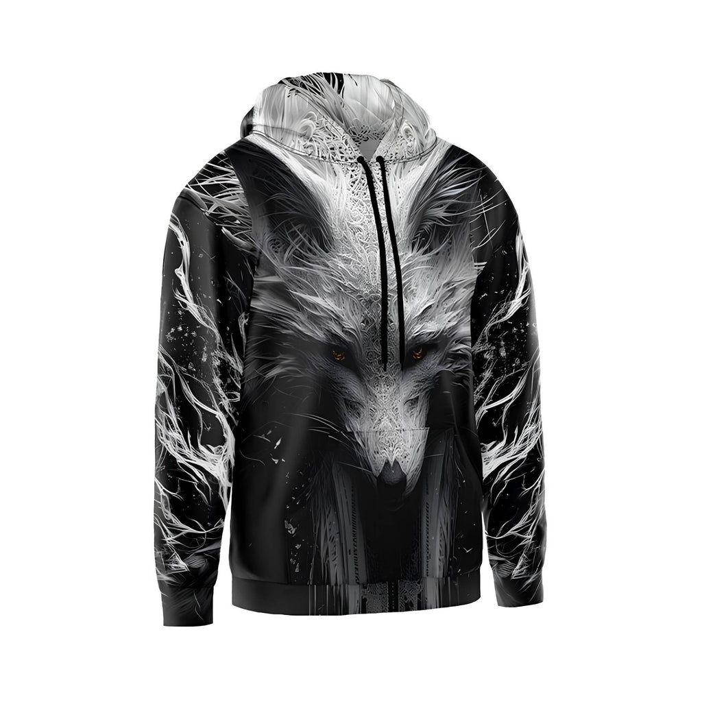 Fantasy Fox Men's Graphic Pullover Hoodie