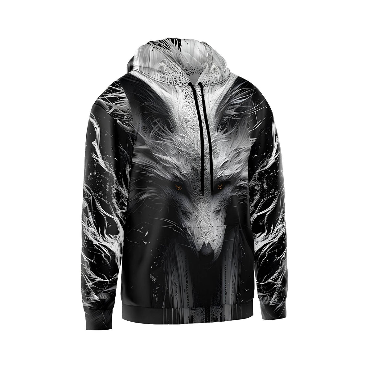 Fantasy Fox Men's Graphic Pullover Hoodie