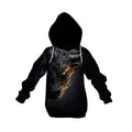 Fire Bull Kids Graphic Pullover Hoodie