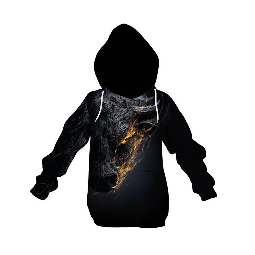 Fire Bull Kids Graphic Pullover Hoodie