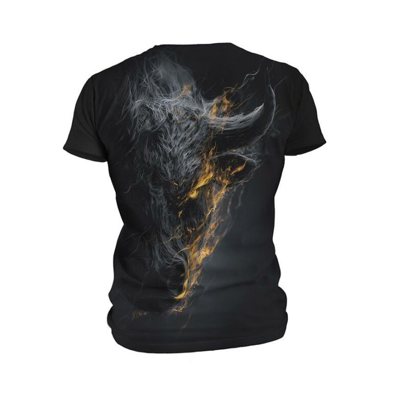 Fire Bull Men's Athletic Graphic T-Shirt
