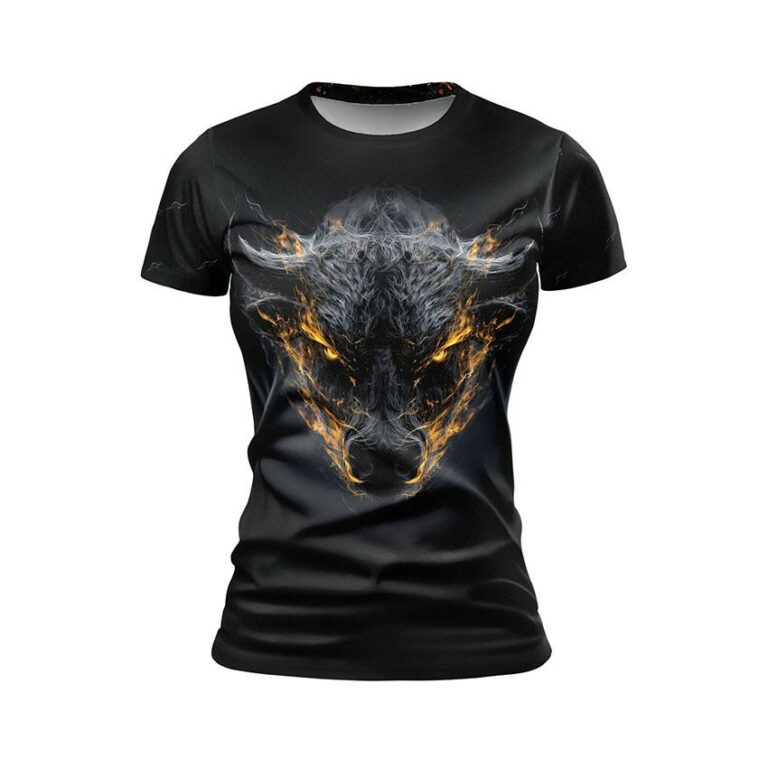 Fire Bull Women's Athletic Print T-Shirt