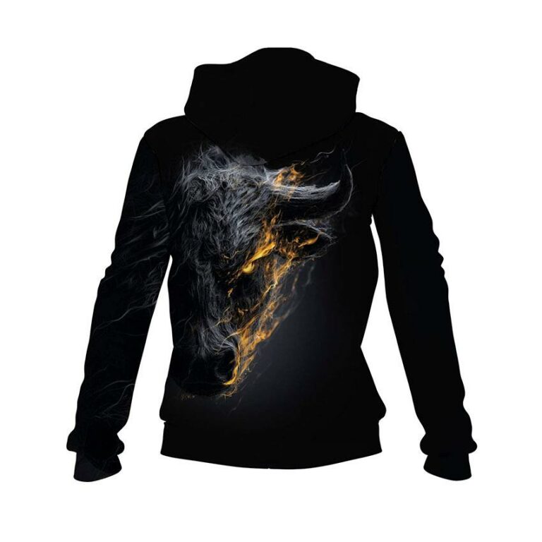 Fire Bull Women's Graphic Hoodie