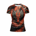 Fire Dragon Women's Athletic Print T-Shirt