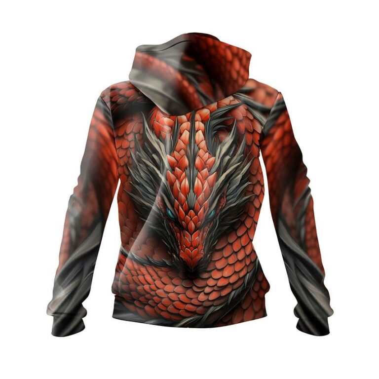 Fire Dragon Women's Graphic Hoodie