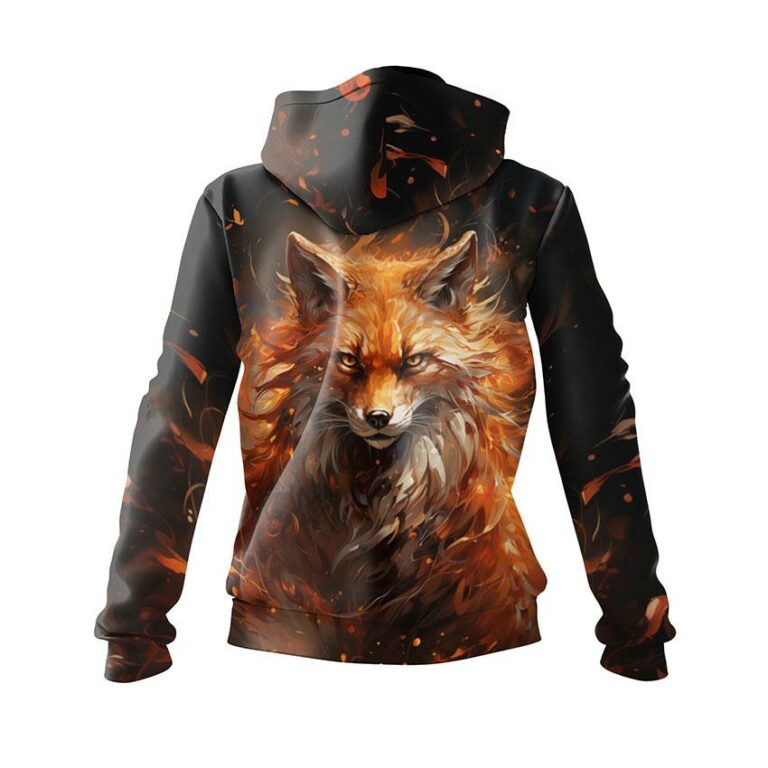 Fire Fox Women's Graphic Hoodie