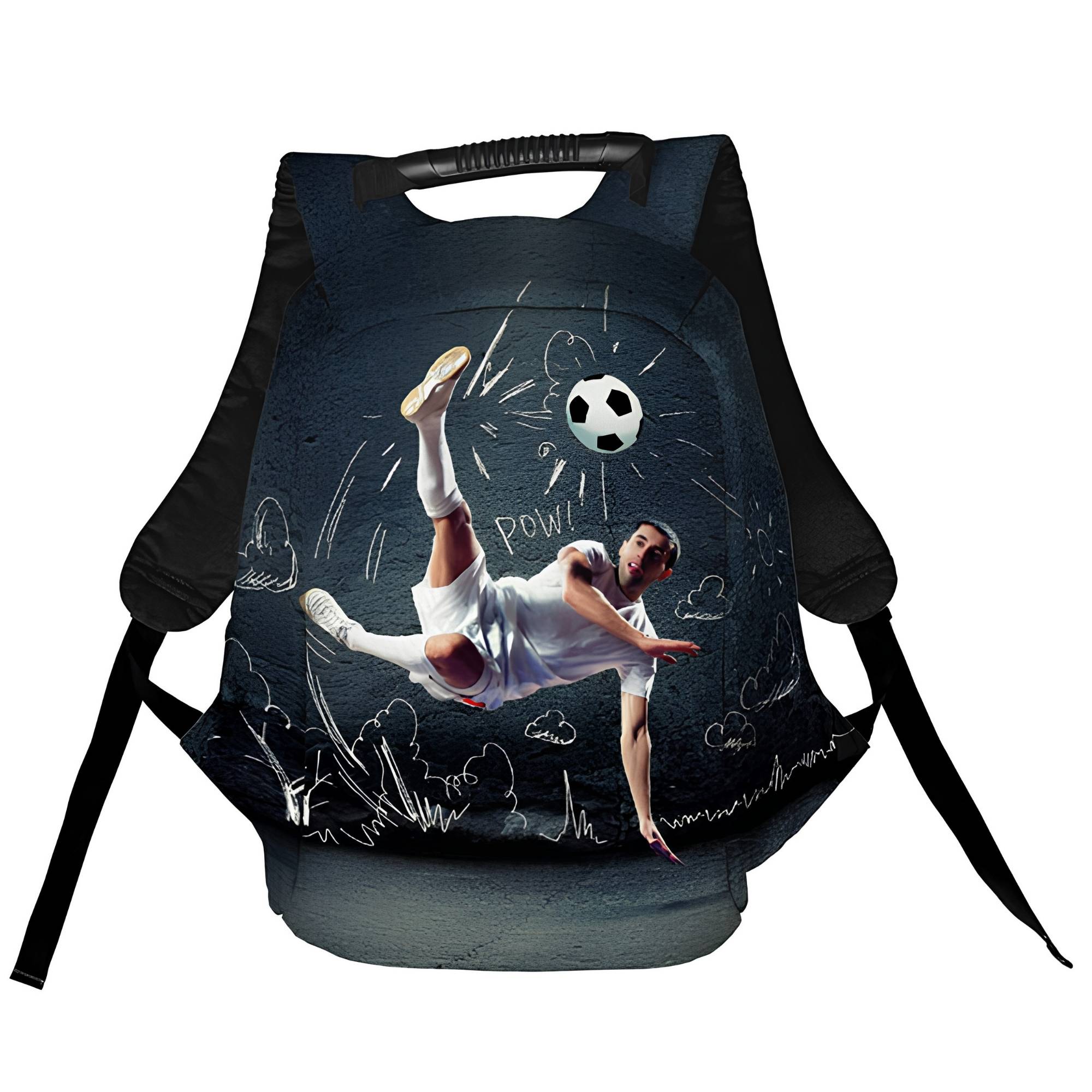 Footballer Anti-Theft Laptop Backpack – Urban Travel Bag