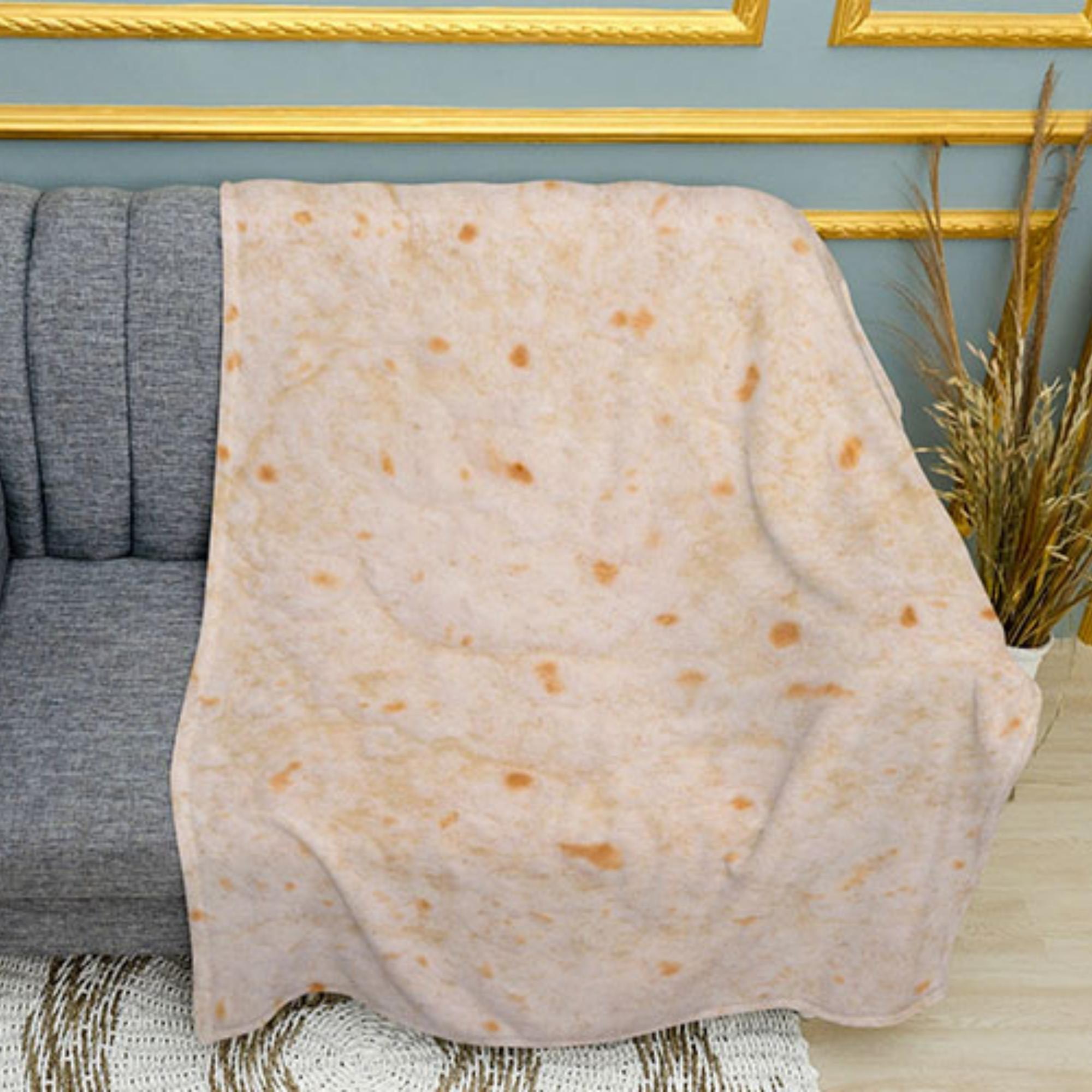 Funny Lavash Print Plush Fleece Throw Blanket