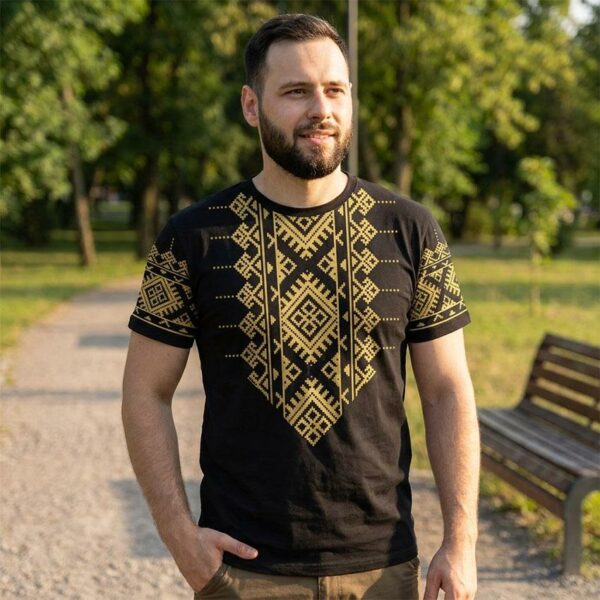 Abstract Spiral Men's Athletic Graphic T-Shirt