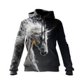 Ghost Horse Women's Graphic Hoodie