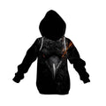 Gothic Crows Kids Graphic Pullover Hoodie
