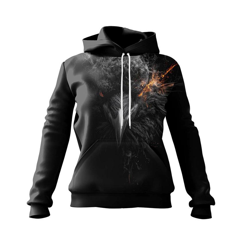 Gothic Crows Women's Graphic Hoodie