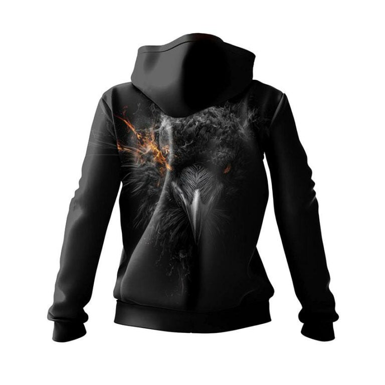 Gothic Crows Women's Graphic Hoodie