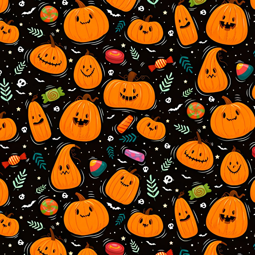Halloween Pumpkin Pattern Print Plush Fleece Throw Blanket