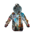 Kids Big Ben London Style Print Hoodie – British Landmark Graphic Fleece Sweatshirt
