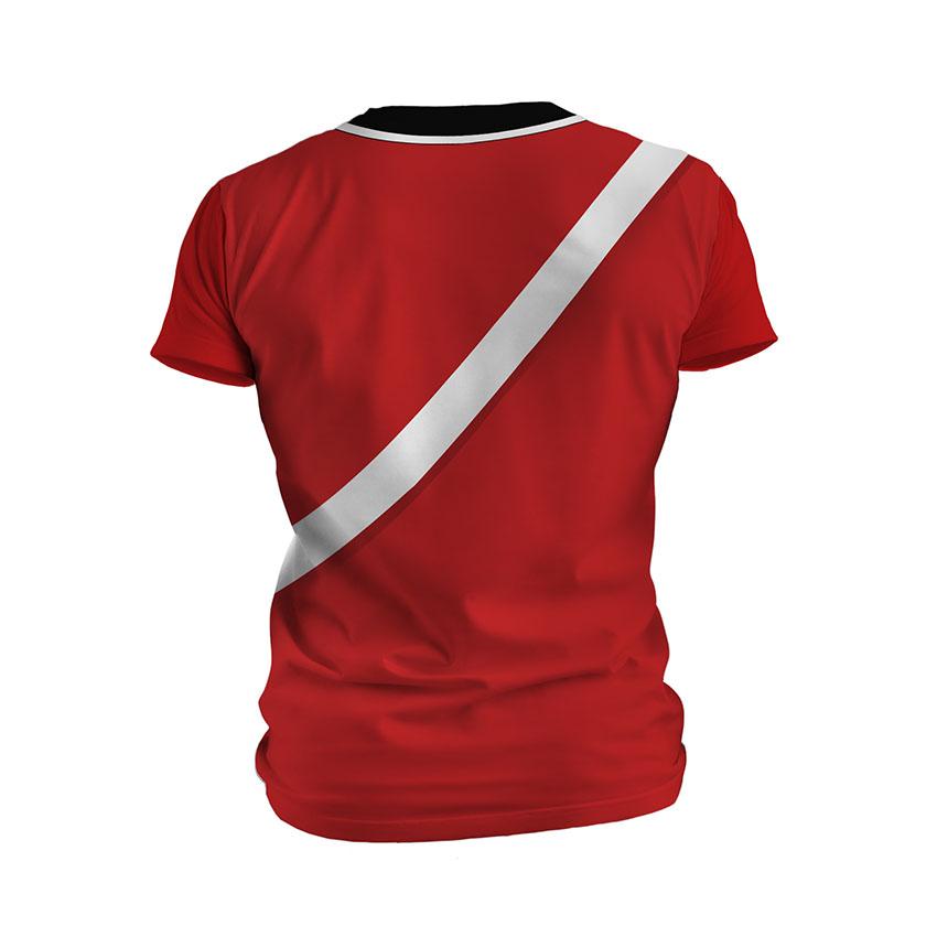 Kids British Redcoat Uniform Print Sport T-Shirt – Historic Soldier Costume Tee