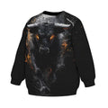 Kids Angry Bull Sweatshirt – Premium Soft Fleece Sweater