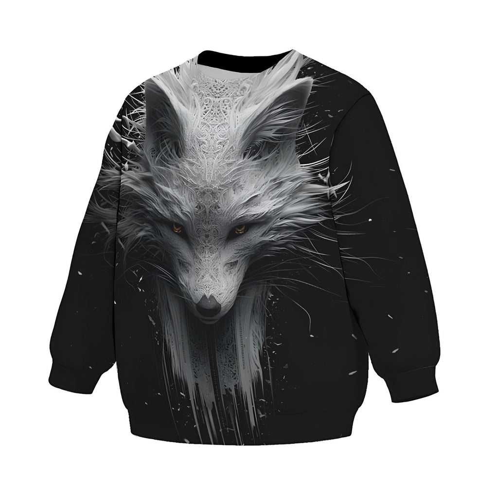 Kids Fantasy Fox Sweatshirt – Premium Soft Fleece Sweater