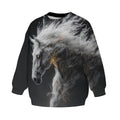 Kids Ghost Horse Sweatshirt – Premium Soft Fleece Sweater