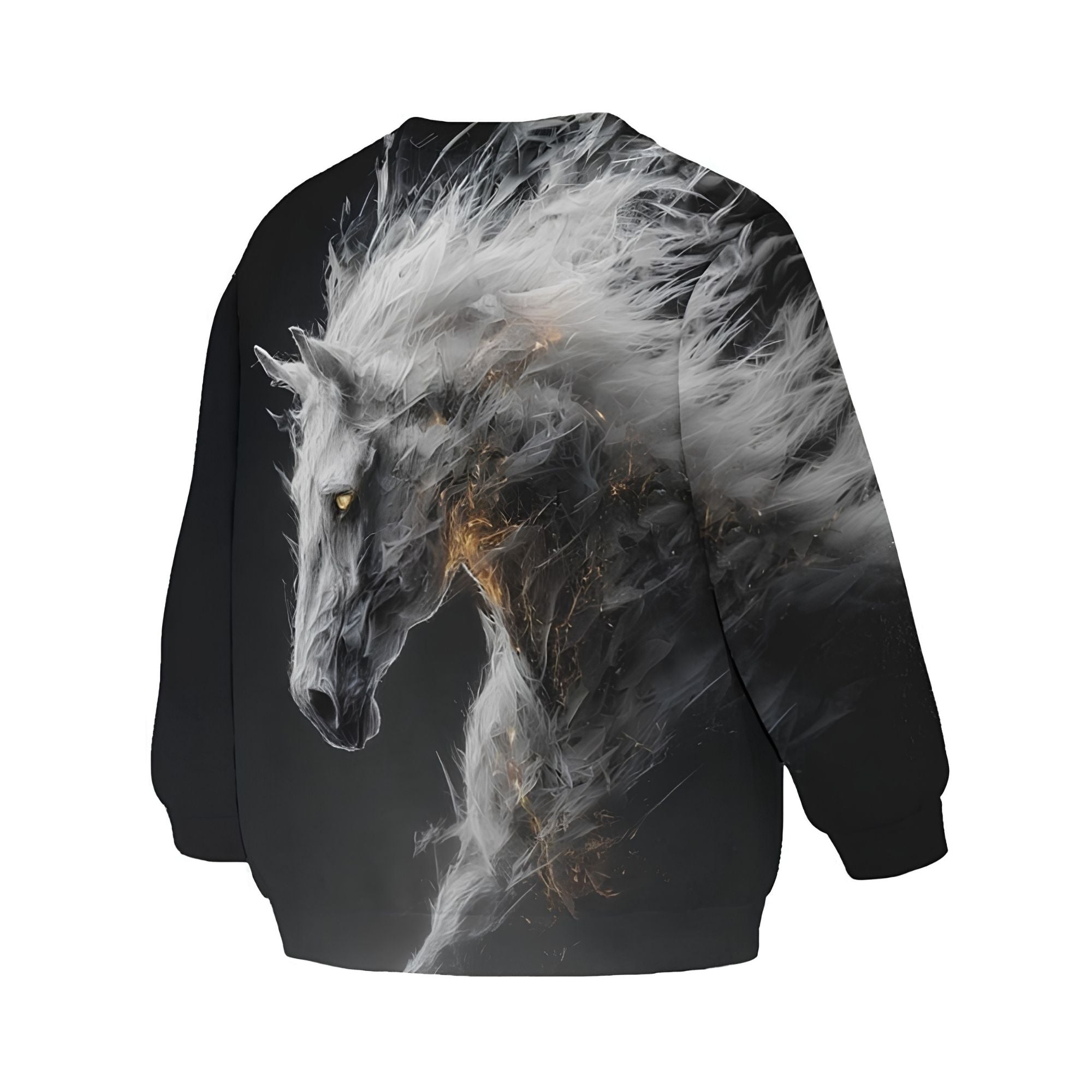 Kids Ghost Horse Sweatshirt – Premium Soft Fleece Sweater