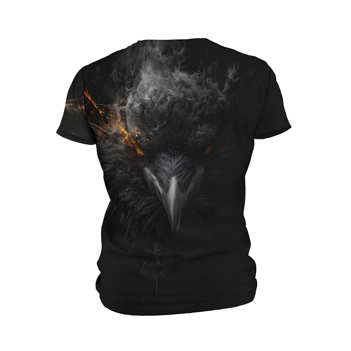Kids Gothic Crows Print Athletic T-Shirt