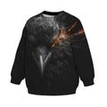 Kids Gothic Crows Sweatshirt – Premium Soft Fleece Sweater
