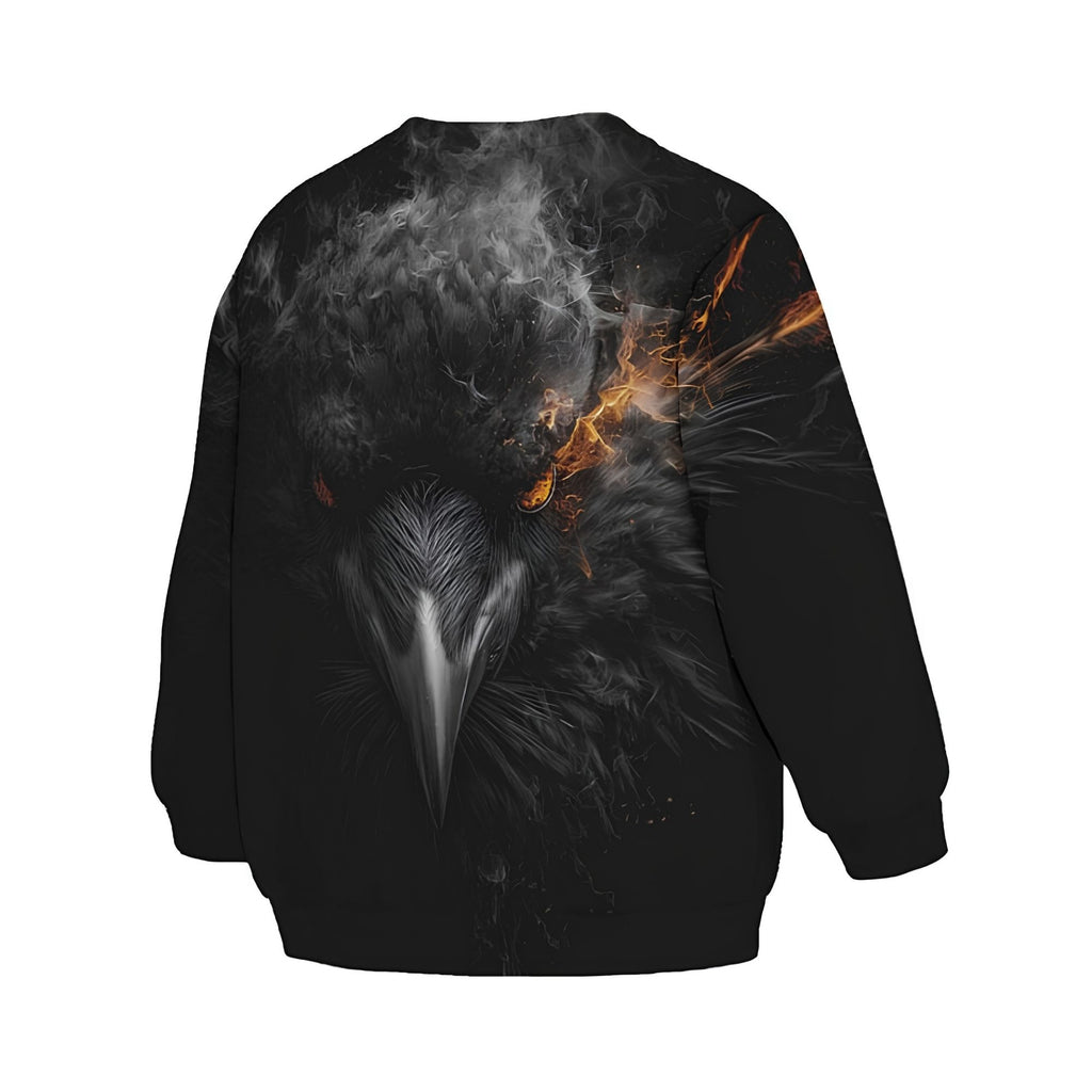 Kids Gothic Crows Sweatshirt – Premium Soft Fleece Sweater