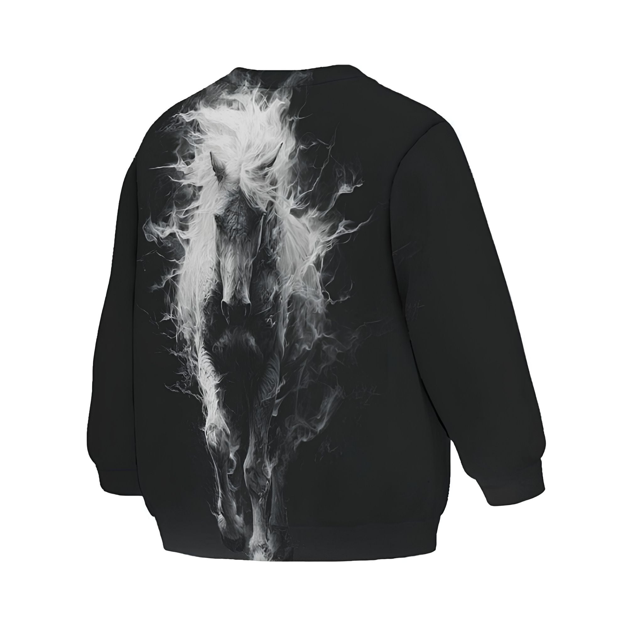 Kids Mighty White Horse Sweatshirt – Premium Soft Fleece Sweater