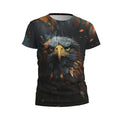 Kids Proud Eagle Print Athletic T-Shirt