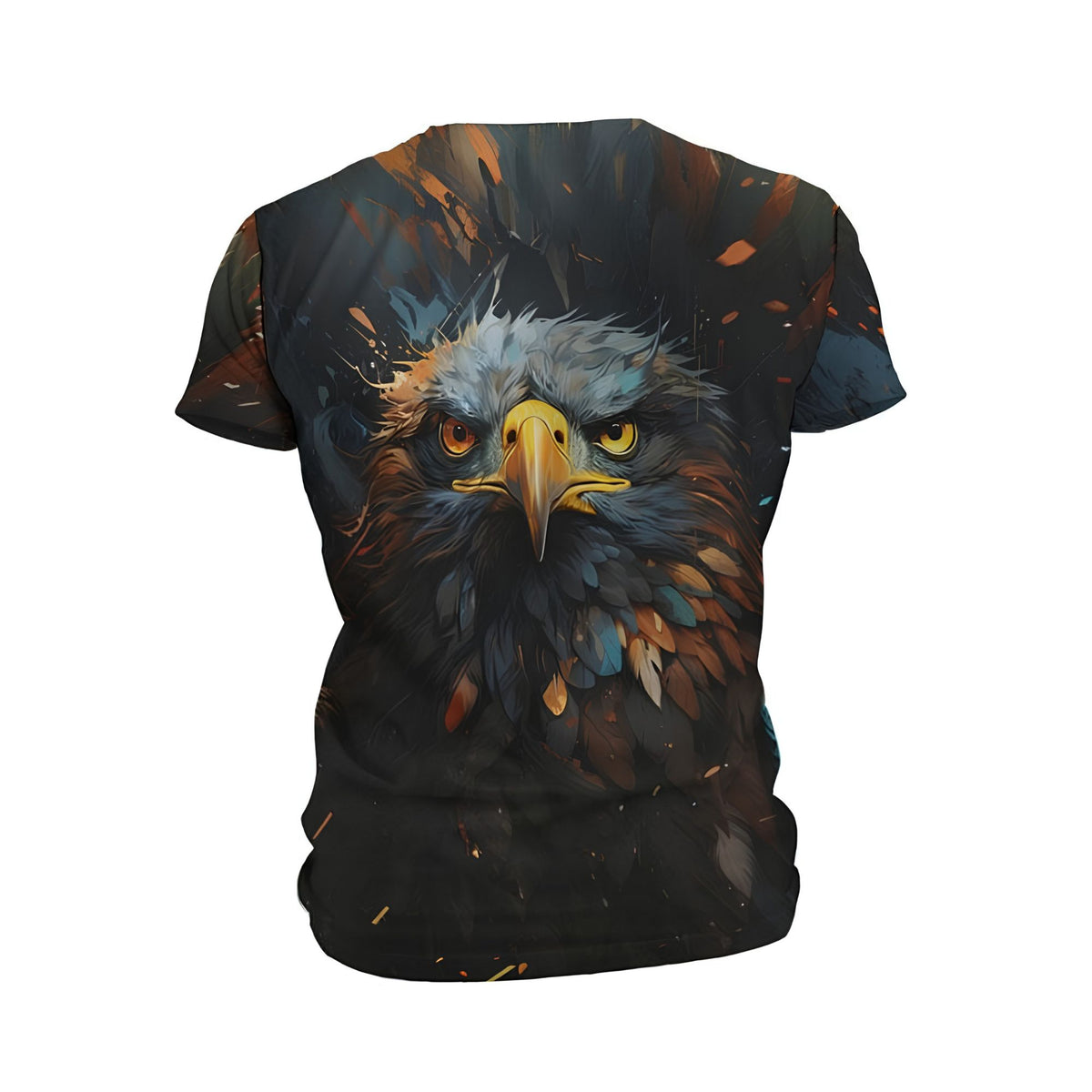 Kids Proud Eagle Print Athletic T-Shirt
