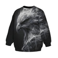 Kids White Eagle Sweatshirt – Premium Soft Fleece Sweater