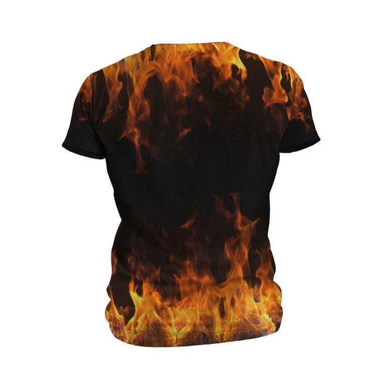 Kids Wild Flame Print Athletic T-Shirt